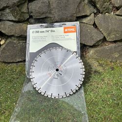 Stihl BA80 14” Diamond Cutting Wheel Premium Line (brand New)