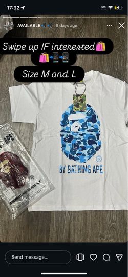 BAPE By Bathing Ape Camo Graphic T-Shirt
