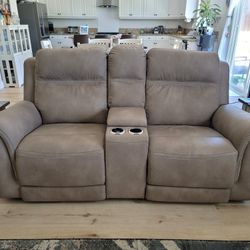 Micro Suede Couch. Loveseat