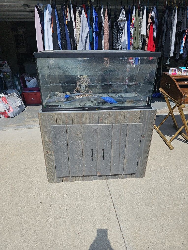 40 Gallon Tank with Custom Stand