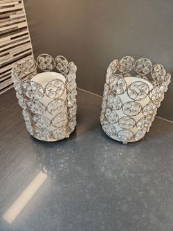 Decorative candle holders with led candles