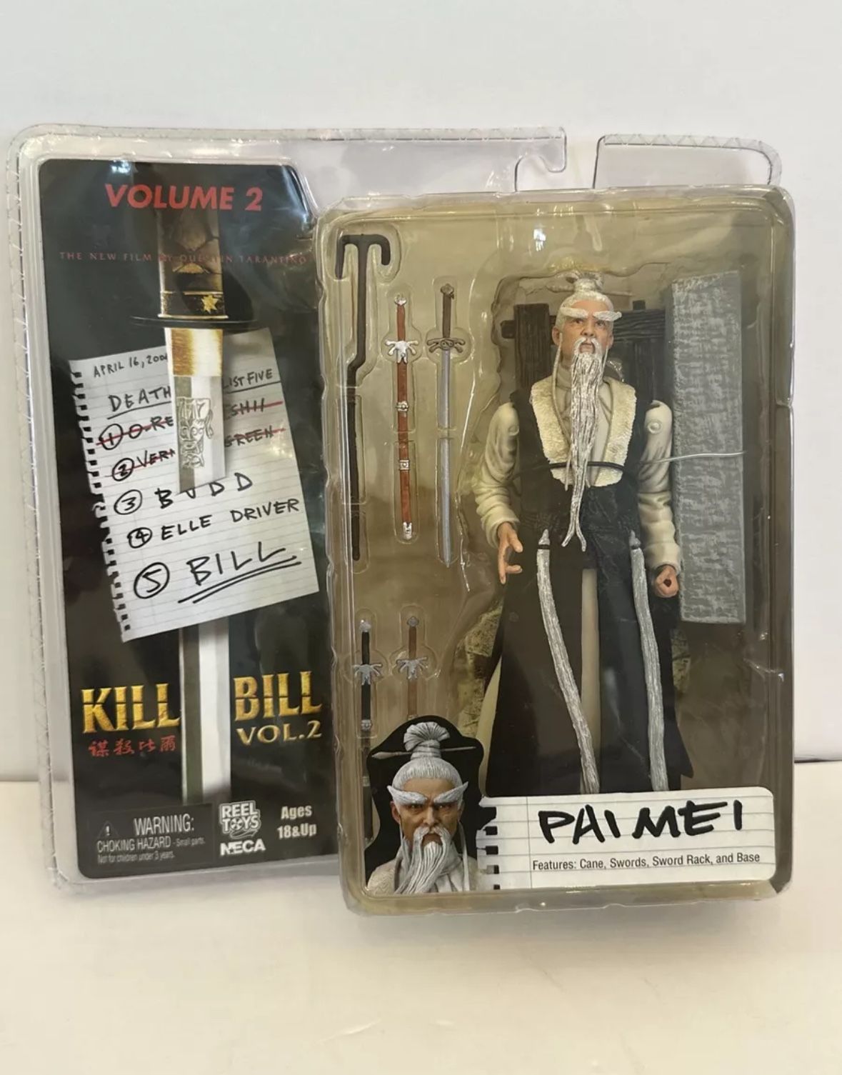 Kill Bill The Best of Collection - Pai Mei action figure by NECA Reel Toys 2005