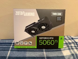 Brand New, Sealed Rtx 5060 Ti Zotac Twin Edge OC