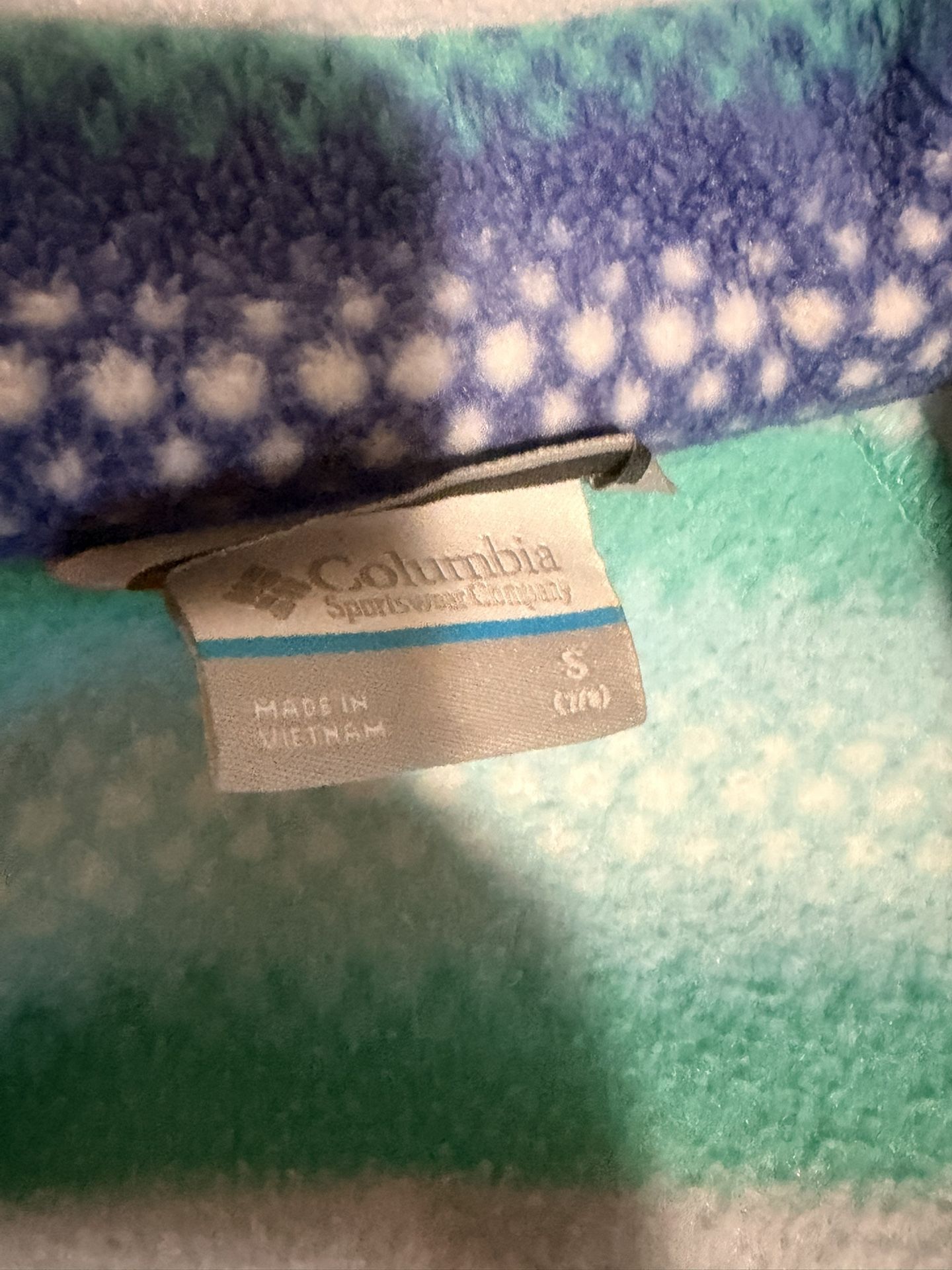 Columbia Fleece Jacket Girls Small Size.