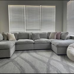 MODULAR CLOUD SECTIONAL In Grey 😍☁️☁️ Seccional Modular Gris