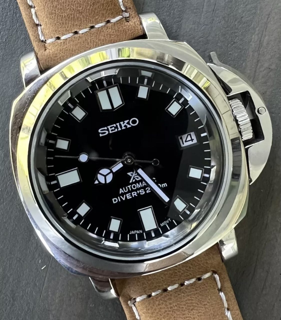 40MM SEIKO PROSPEX AUTOMATIC WATCH WITH PAM MOD CASE