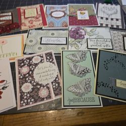 13  Handmade Greeting Cards with Envelopes