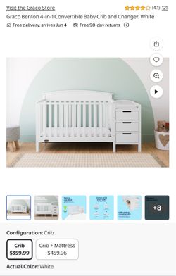 GRACO Crib & Changing Table