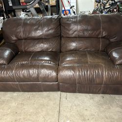 Leather Couch 