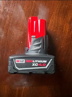 Milwaukee M12 4.0 Battery