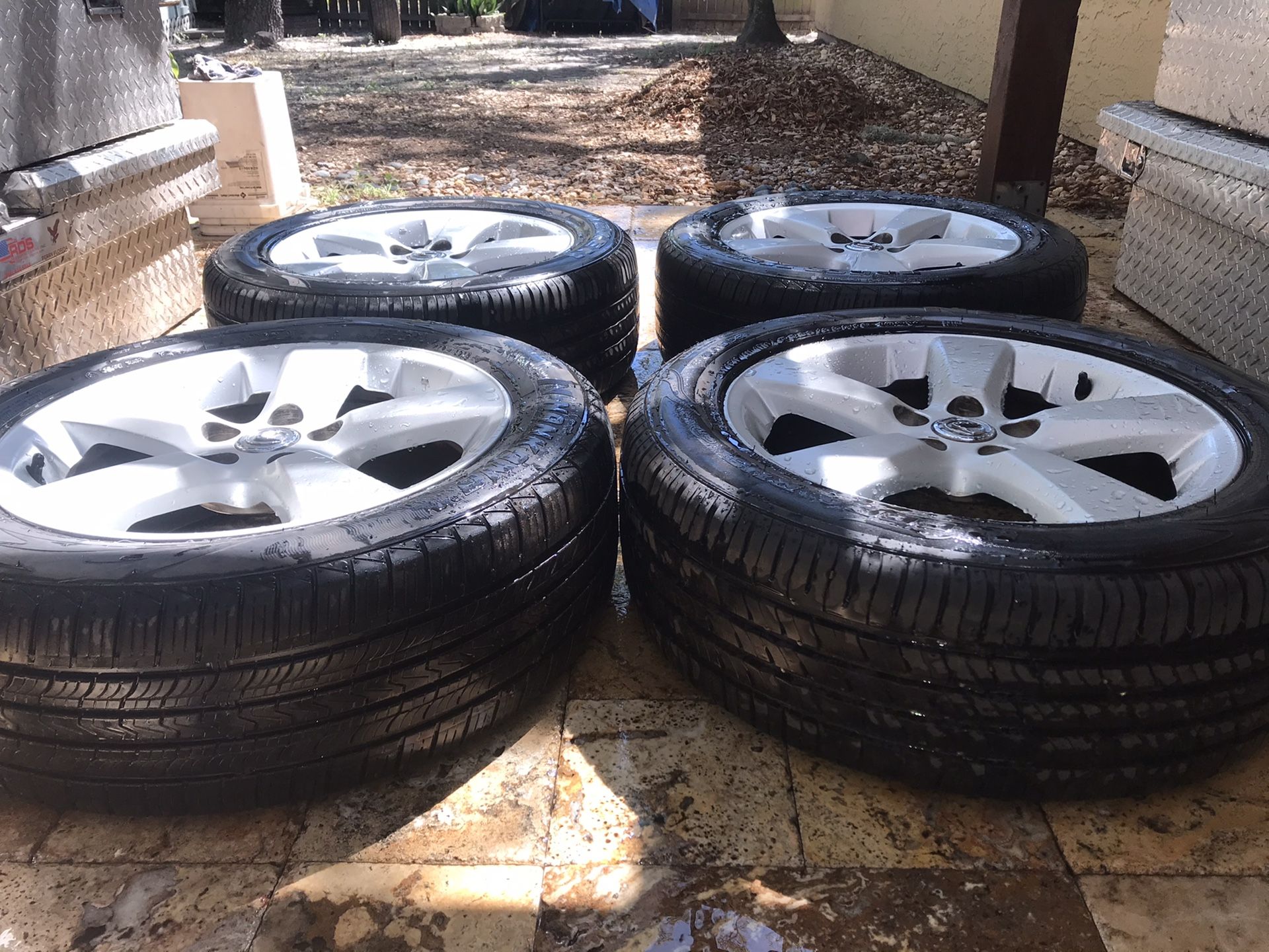 Set Lexus 5 lug 5x114 lug pattern Tires and Rims 235/55/R18 for Sale in