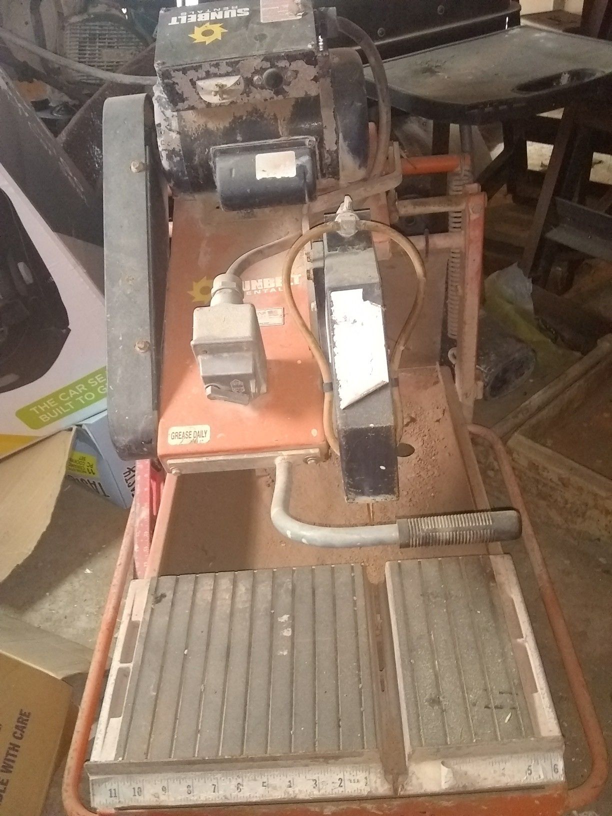 Masonry table saw