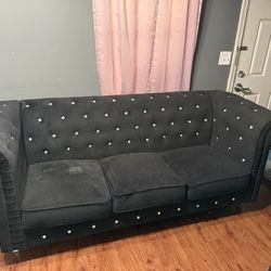 Black Couch & Love Seat