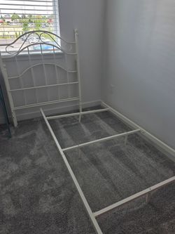Twin metal bed frame