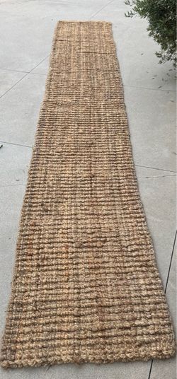 Jute extra long runner