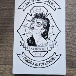 Deadwood Leather Rose Torch Lighter, High Quality Cigar Torch Lighter