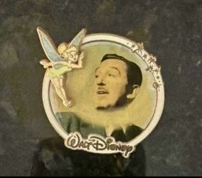 Walt Disney Photo Pin, Picture Portrait With Tinkerbell, 2006