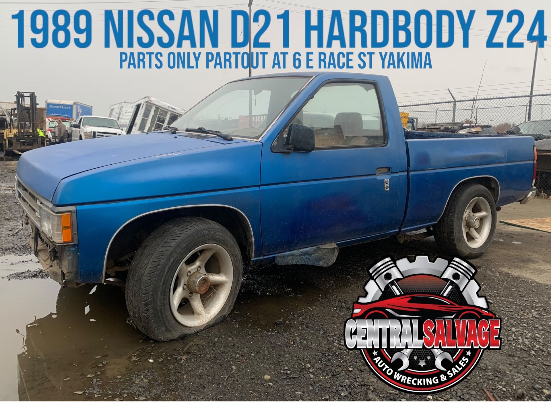1989 Nissan D21 Hardbody Z24 Partout Parts Only