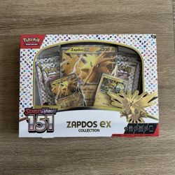Pokemon Zapdos EX Collection Box sealed