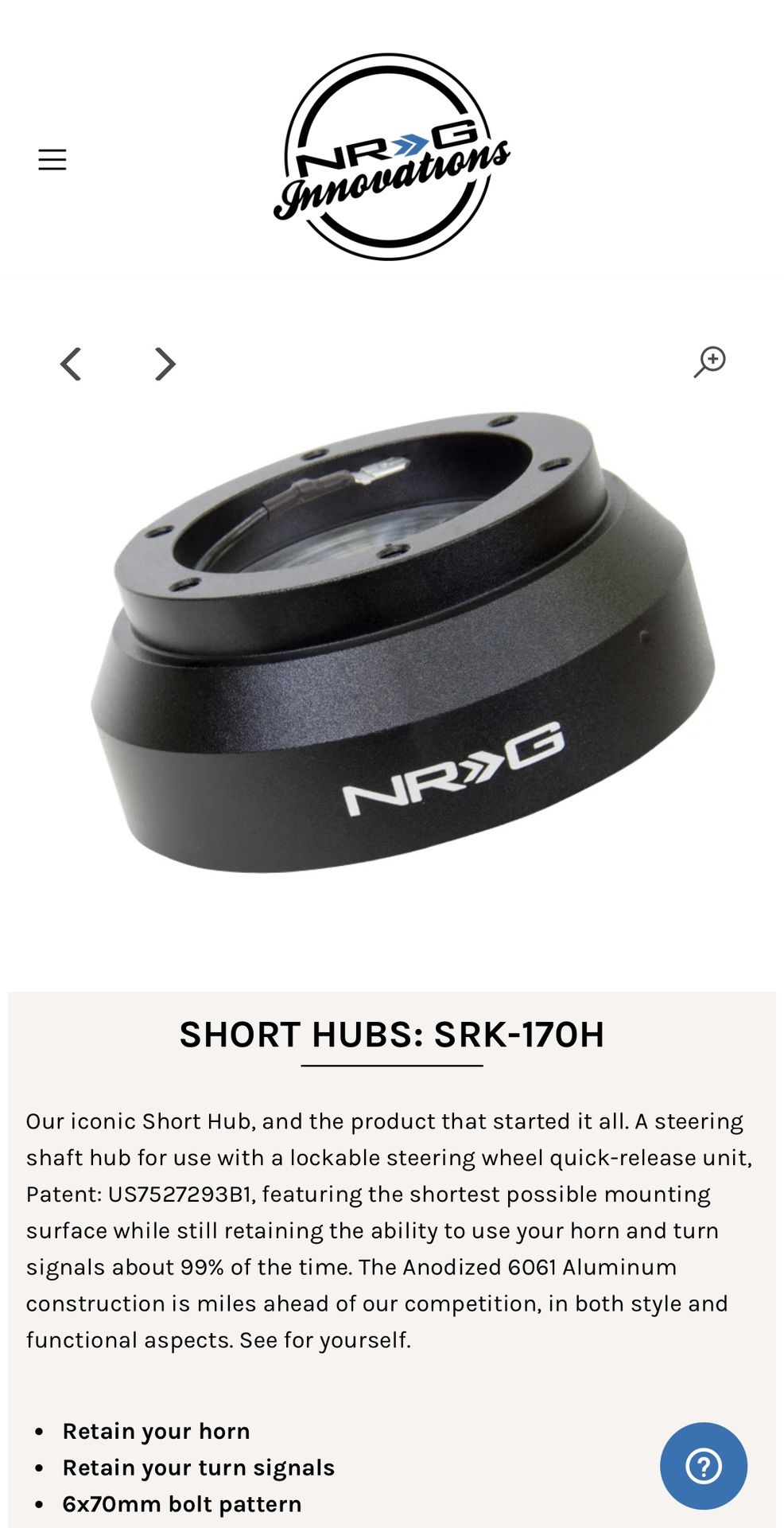 NRG Short Hub