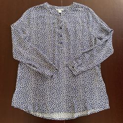 Amazon Essentials Floral Long Sleeve Top sz L