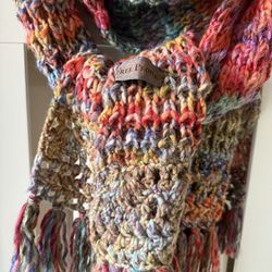 Free People chunky oversized scarf 🧣12"x82" long