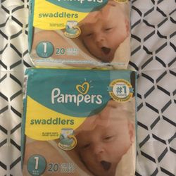 Pampers Size 1 -20 Diapers 