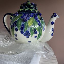 Blueberry Teapot - J. McCall 