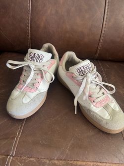 Hello Kitty Sanrio Pink White Sneakers Y2K Kawaii
