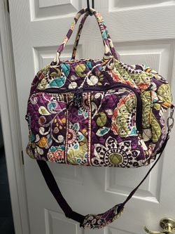 Vera Bradley Plum Crazy Travel Bag