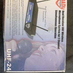 Dual Receiver Wireless Microphone System