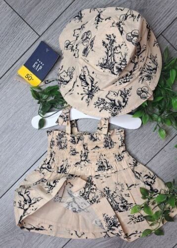 Baby Girl 0-3 Months BNWOT Gap Dress And Matching Sunhat