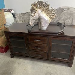 Beautiful Dark Brown Console 