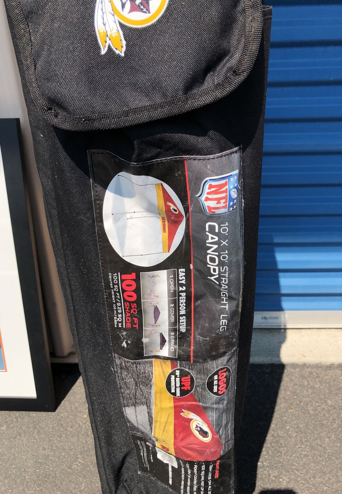 10 x 10 Redskins Canopy tent
