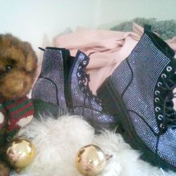 EXCELLENT Christmas Gift for the woman that needs all things bling!! The ultimate GLAM BOOTS