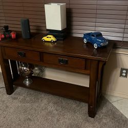 Wood Entry Table