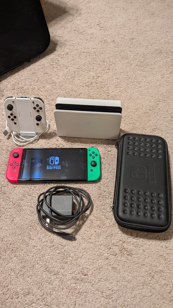 Nintendo Switch OLED Version Plus Extra Controllers