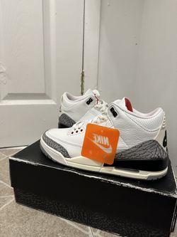 Jordan 3 White Cement Size 9