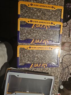 Lakers License Plate Cover