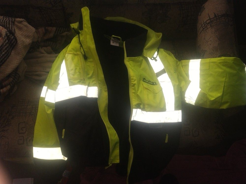 Men's Large Hi-Vis Reptyle 3 In 1 Bomber