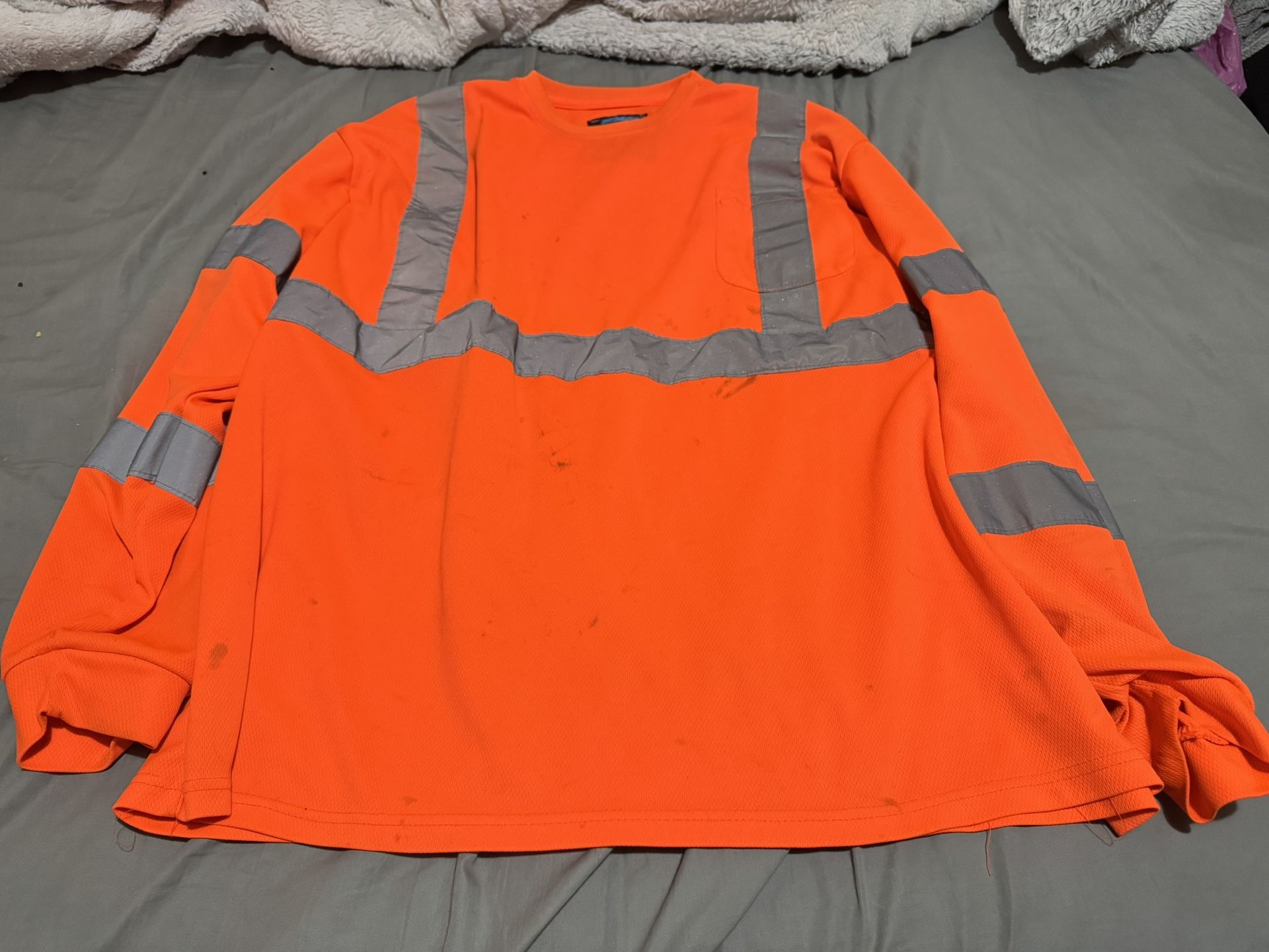 Work Shirt With Safety Reflectors