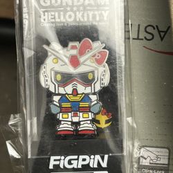 New Unopened Gundam Hello Kitty FigPin (778)