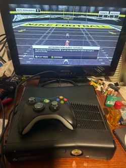 Xbox 360 with 10 games 250 gb hard drive
