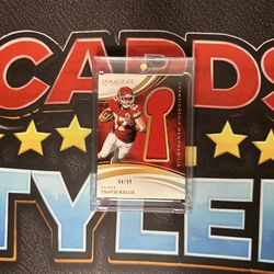 Travis Kelce Immaculate Champion Memorabilia Patch /99