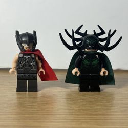 Lego Marvel Hela And Thor (READ DESCRIPTION)