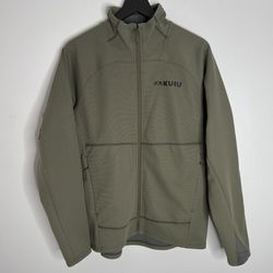 KUIU Peloton 240 Full Zip Fleece Jacket Mens Medium Green Hunting NWOT