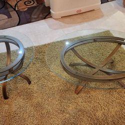 Cocktail and end tables 