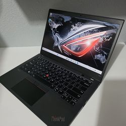 Powerful Lenovo ThinkPad T14s available. Has an 11th Gen Intel Core i5 processor with 16GB RAM and 256GB SSD. Running Windows 11. Has USB-C, USB-A, an
