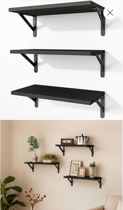 Floating shelves