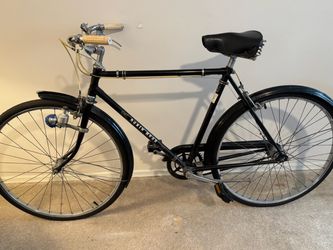 Robin Hood Vintage Bike 3 Speed English Racer Brooks Seat